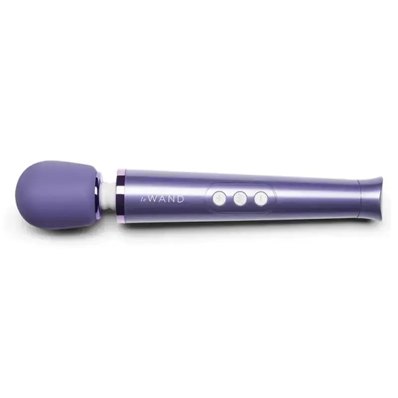 Petite Rechargeable Wand Massager - Violet  Wand Vibrator