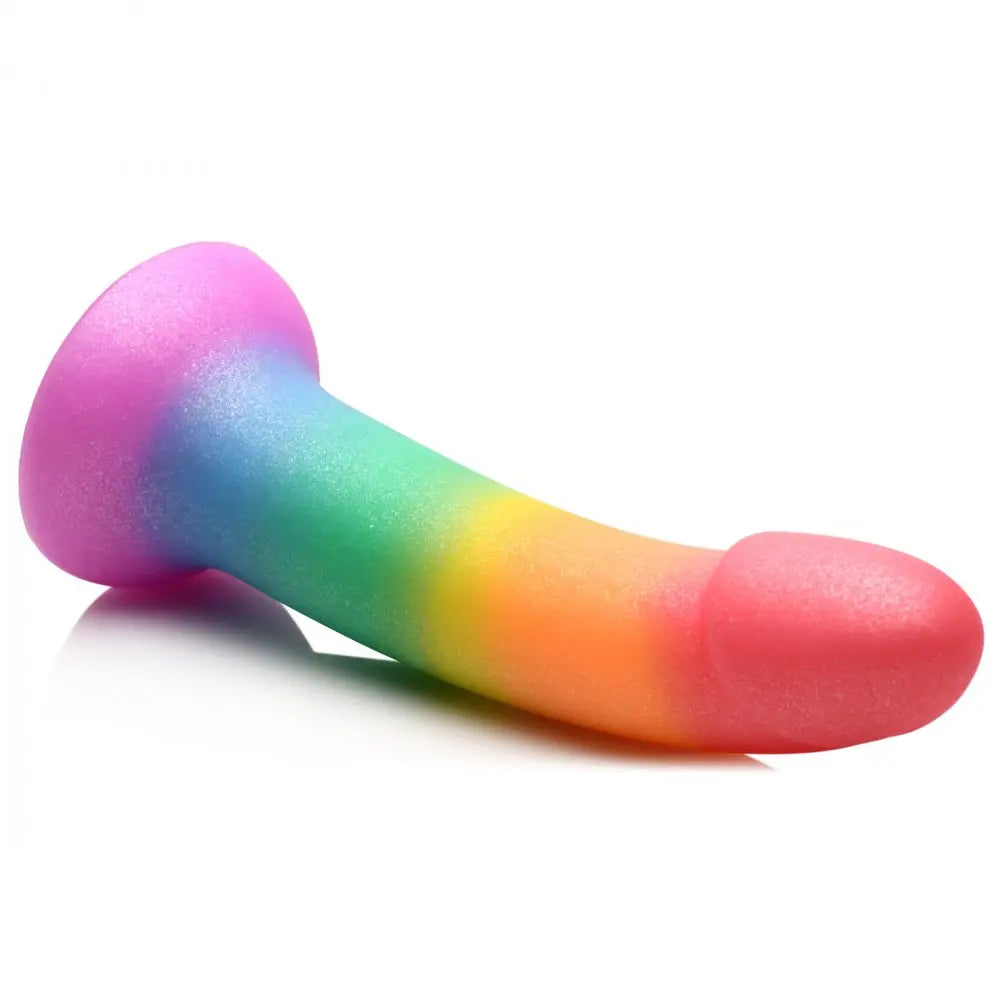 Phallic Rainbow Silicone Dildo  Suction Cup Dildos