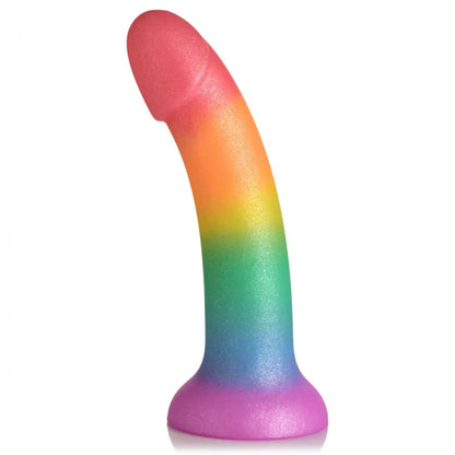 Phallic Rainbow Silicone Dildo  Suction Cup Dildos