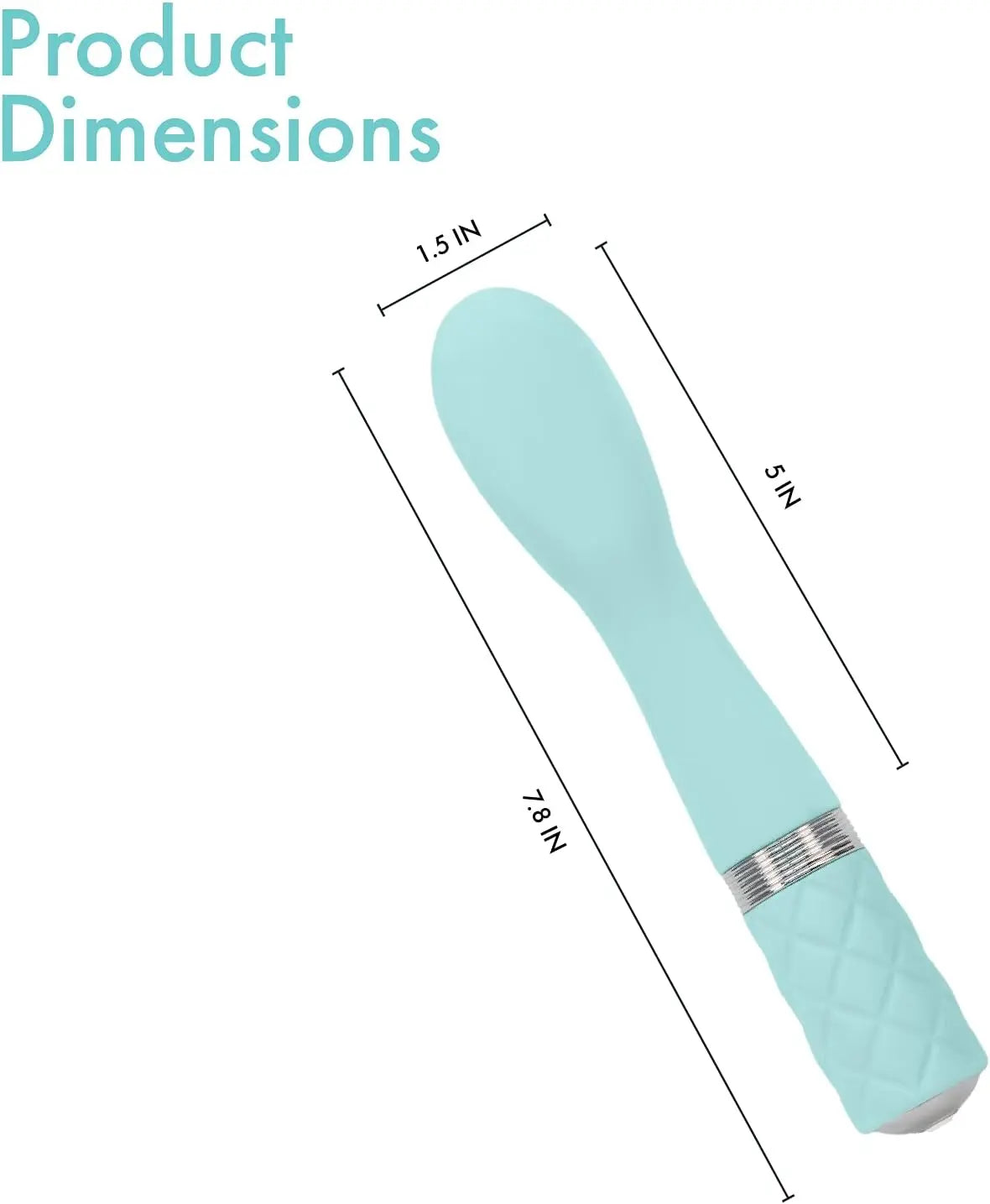 Pillow Talk G Spot Vibrator Sex Toy - Teal Sassy G-Spot Sex Toy Vibrator  Vibrator