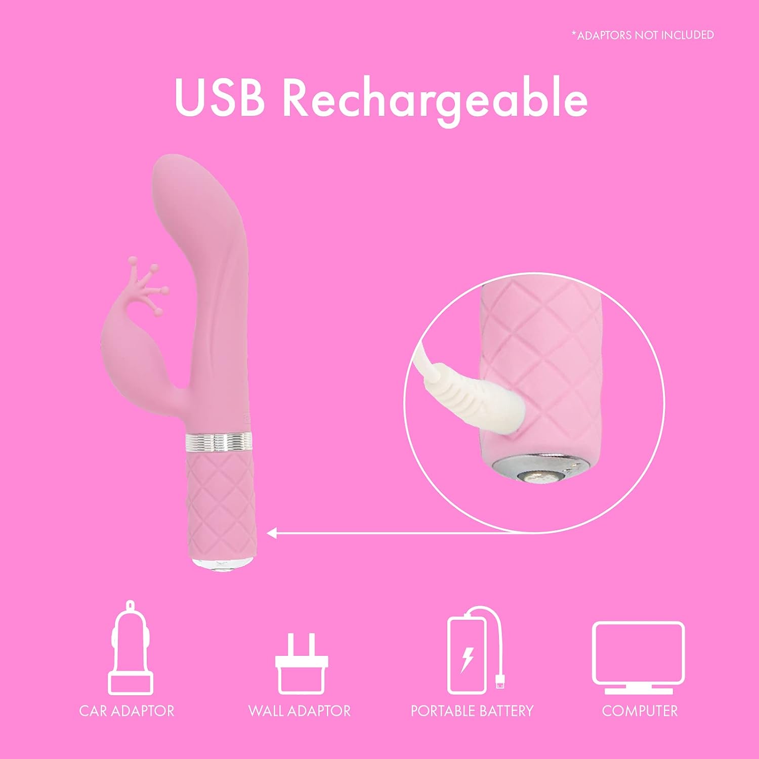 Pillow Talk Vibrator Sex Toy - Kinky Pink Rabbit Sex Toy  Vibrator