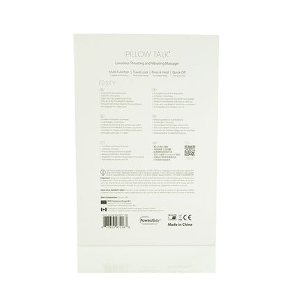 Pillow Talk Vibrator Sex Toy - Pink Feisty G-Spot Thrusting Dildo Sex Toy  Vibrator