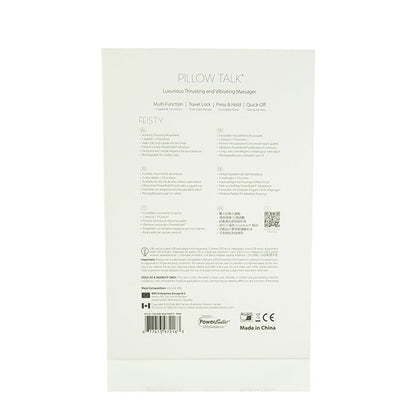 Pillow Talk Vibrator Sex Toy - Teal Feisty G-Spot Thrusting Vibrator Sex Toy  Vibrator