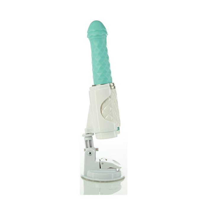 Pillow Talk Vibrator Sex Toy - Teal Feisty G-Spot Thrusting Vibrator Sex Toy  Vibrator