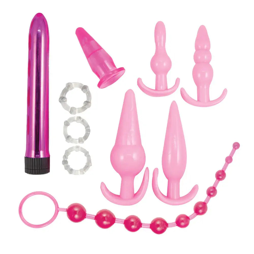 Pink Elite Collection Anal Play Kit Pink  Anal - Kits