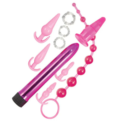 Pink Elite Collection Anal Play Kit Pink  Anal - Kits