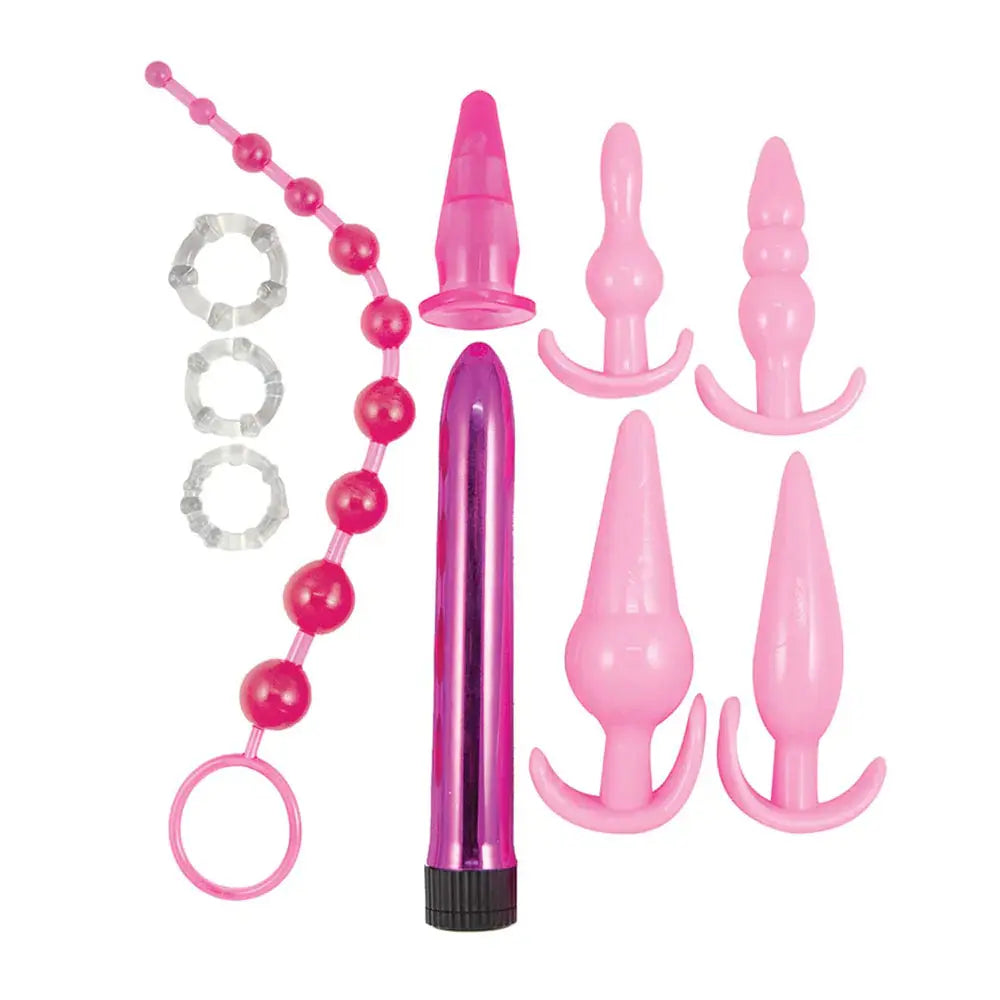 Pink Elite Collection Anal Play Kit Pink  Anal - Kits