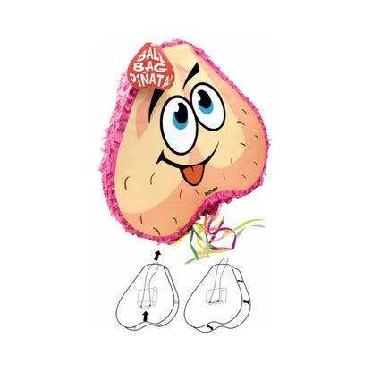 Pink Pecker Bat and Ball Pinata Combo Pack  Bachelorette - Novelty Items