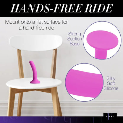 Pink Silicone Strap-On Dildo - Small  Strap-Ons and Harnesses