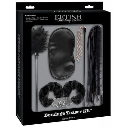 Pipedream Fetish Fantasy Series 5-Piece Beginner Bondage Kit Black  Bondage Kits