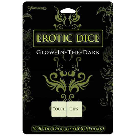 Pipedream Glow-in-the-Dark Erotic Dice  Games - Dice