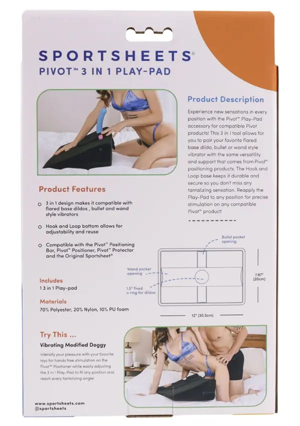 Pivot 3 in 1 Play-pad  Sex Position Aid