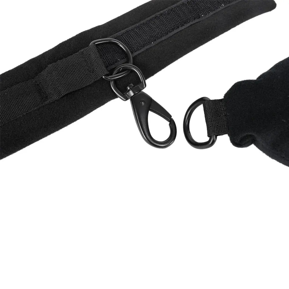Pivot Positioning Bar BDSM Padded Spreader Bar with Bondage Cuffs  Spreader Bar