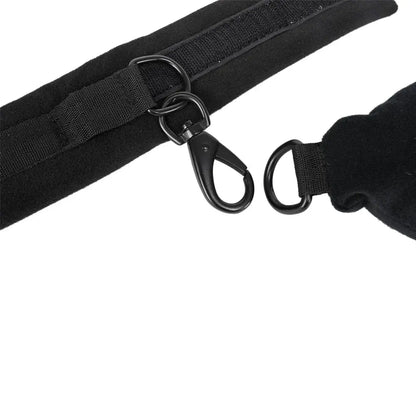 Pivot Positioning Bar BDSM Padded Spreader Bar with Bondage Cuffs  Spreader Bar