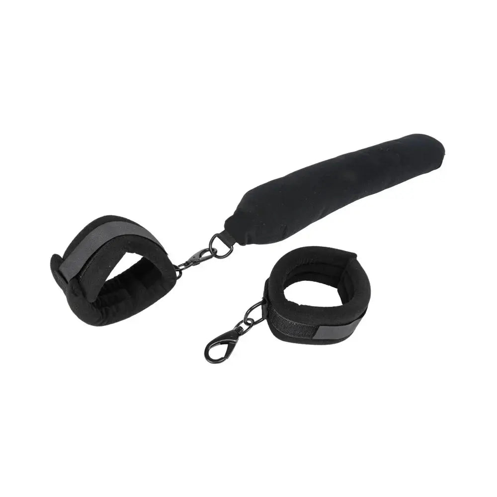 Pivot Positioning Bar BDSM Padded Spreader Bar with Bondage Cuffs  Spreader Bar