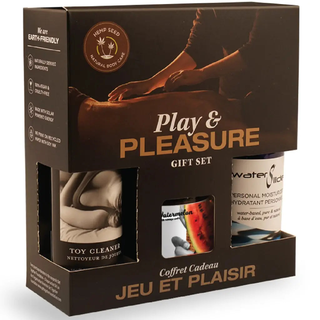 Play & Pleasure Set: Watermelon  Lubes, Lotions and Accessories