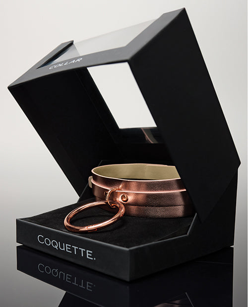 Pleasure Collection Adjustable Collar - Rose Gold  Bondage Gear