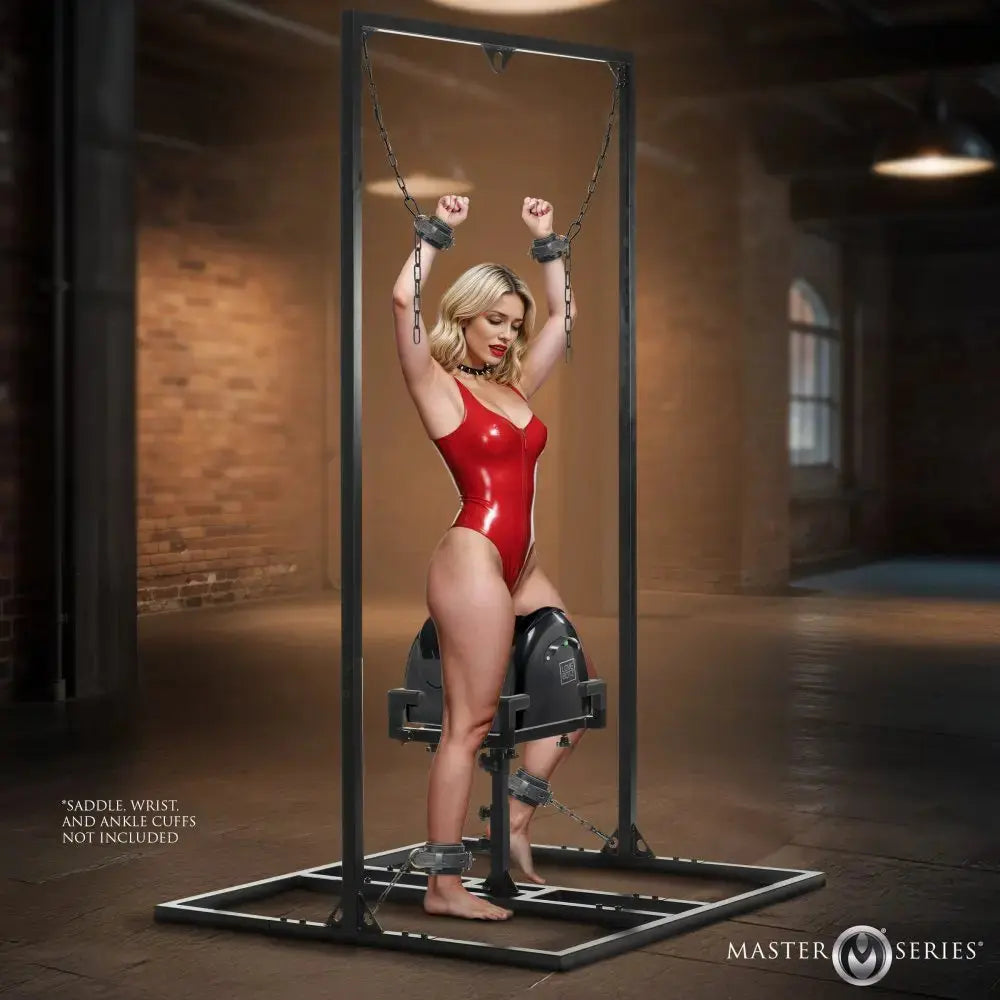 Pleasure Post Saddle Bondage Frame Extreme BDSM Furniture  Dungeon Furniture and Accessories