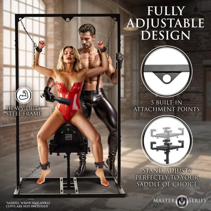 Pleasure Post Saddle Bondage Frame Extreme BDSM Furniture  Dungeon Furniture and Accessories