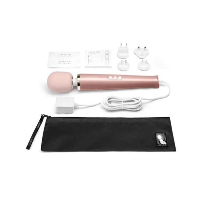 Plug-In Vibrating Wand Vibrator Massager - Rose Gold  Wand Vibrator