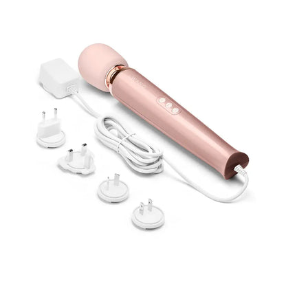 Plug-In Vibrating Wand Vibrator Massager - Rose Gold  Wand Vibrator