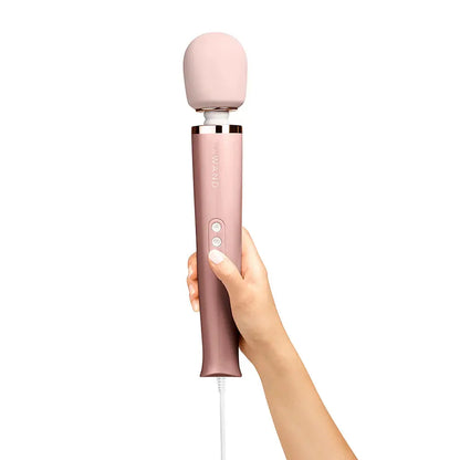 Plug-In Vibrating Wand Vibrator Massager - Rose Gold  Wand Vibrator