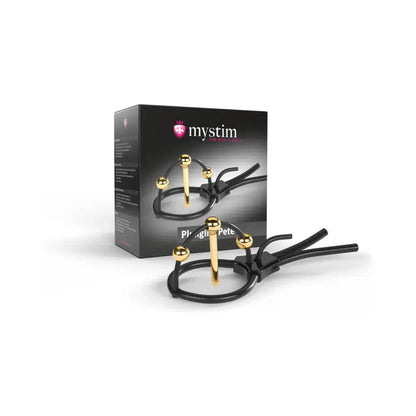 Plunging Pete Corona Glans Strap with Urethral Sound  E-Stim Penis Toy