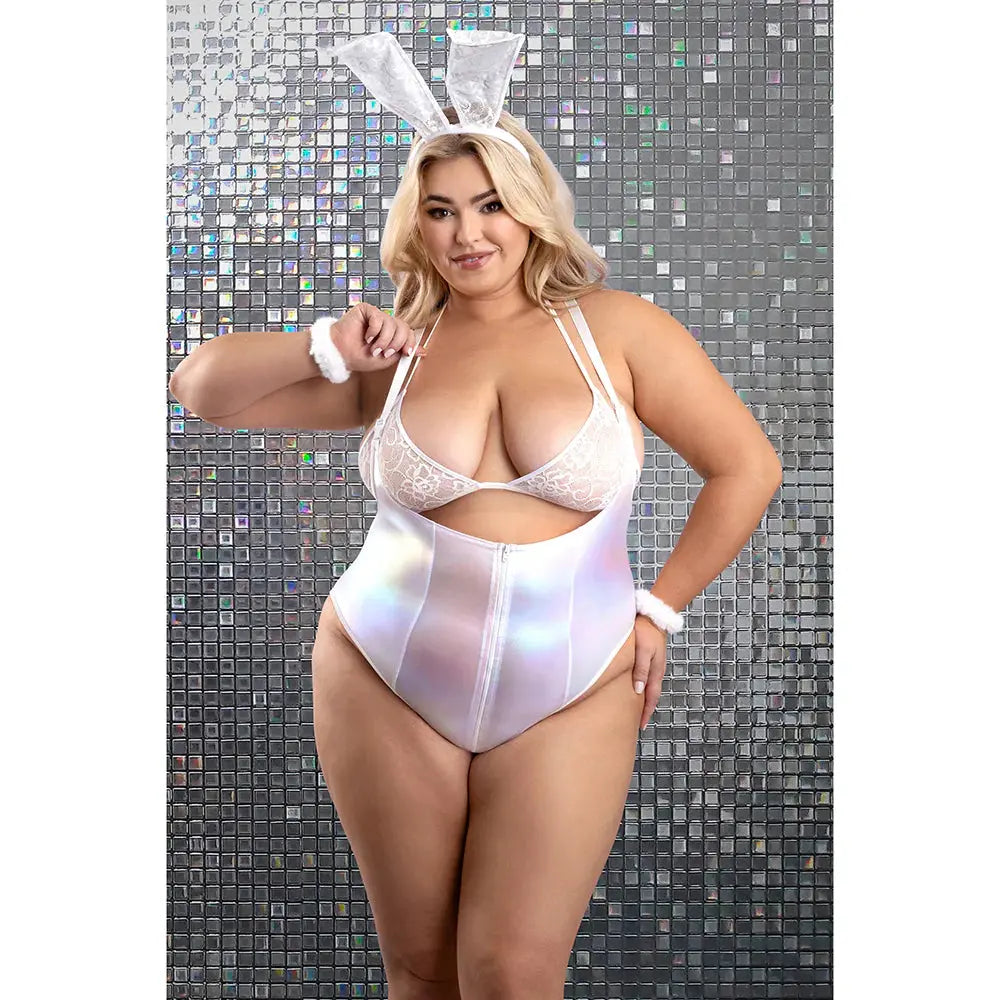 Plus Size Sexy Bunny Hills 5pc Bunny Costume 1X 2X  Lingerie - Costumes