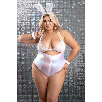 Plus Size Sexy Bunny Hills 5pc Bunny Costume 1X 2X  Lingerie - Costumes