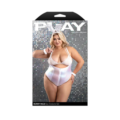 Plus Size Sexy Bunny Hills 5pc Bunny Costume 1X 2X  Lingerie - Costumes