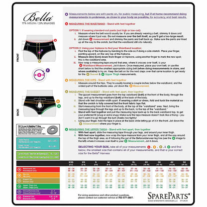 Plus Size Underwear Style Strap-on Harness Booty Short Harness Black Size 5XL  Strap-on Shorts