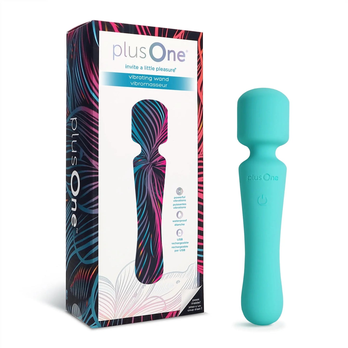 PlusOne Vibrating Wand Massager  Wand Vibrator