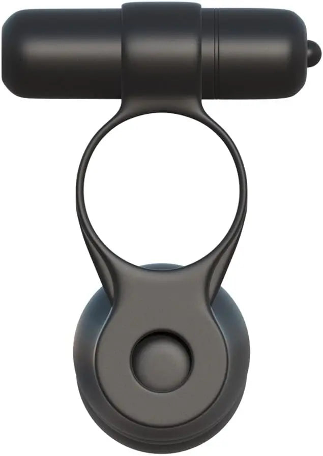 Posable Partner Double Penetrator - Black  Strap-on Dildo