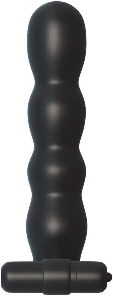 Posable Partner Double Penetrator - Black  Strap-on Dildo