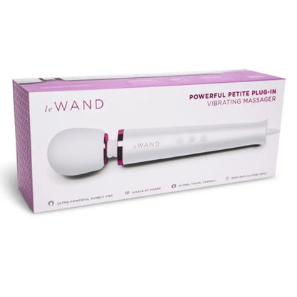 Powerful Petite Plug-In Massager - White  Vibrators