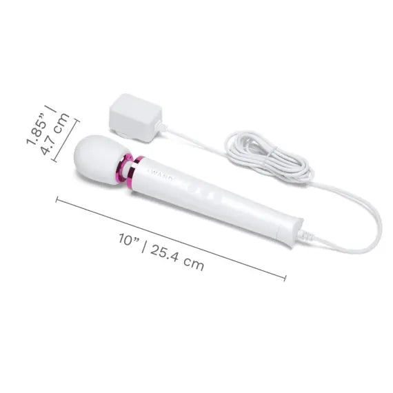 Powerful Petite Plug-In Massager - White  Vibrators