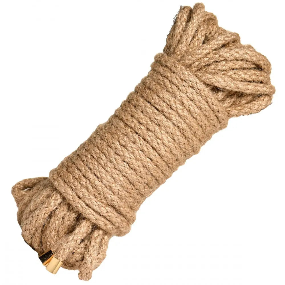 Premium Braided Jute Bondage Rope - 50 Feet BDSM Rope Bondage Rope Cuffs  Bondage Gear