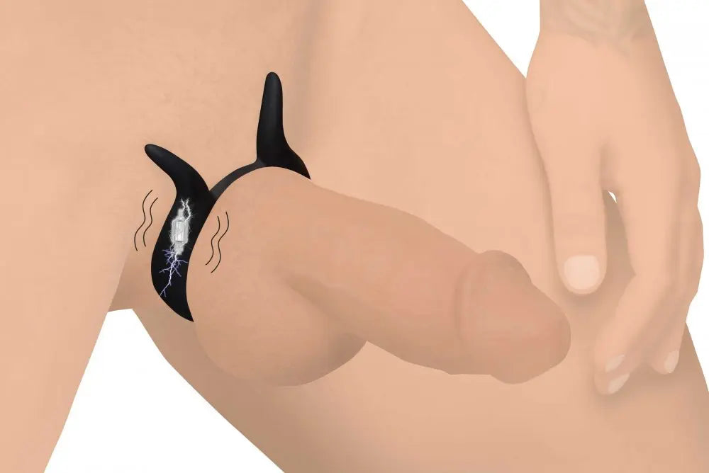 Premium Silicone Stretchy Vibrating Cock Ring  Vibrating Toys