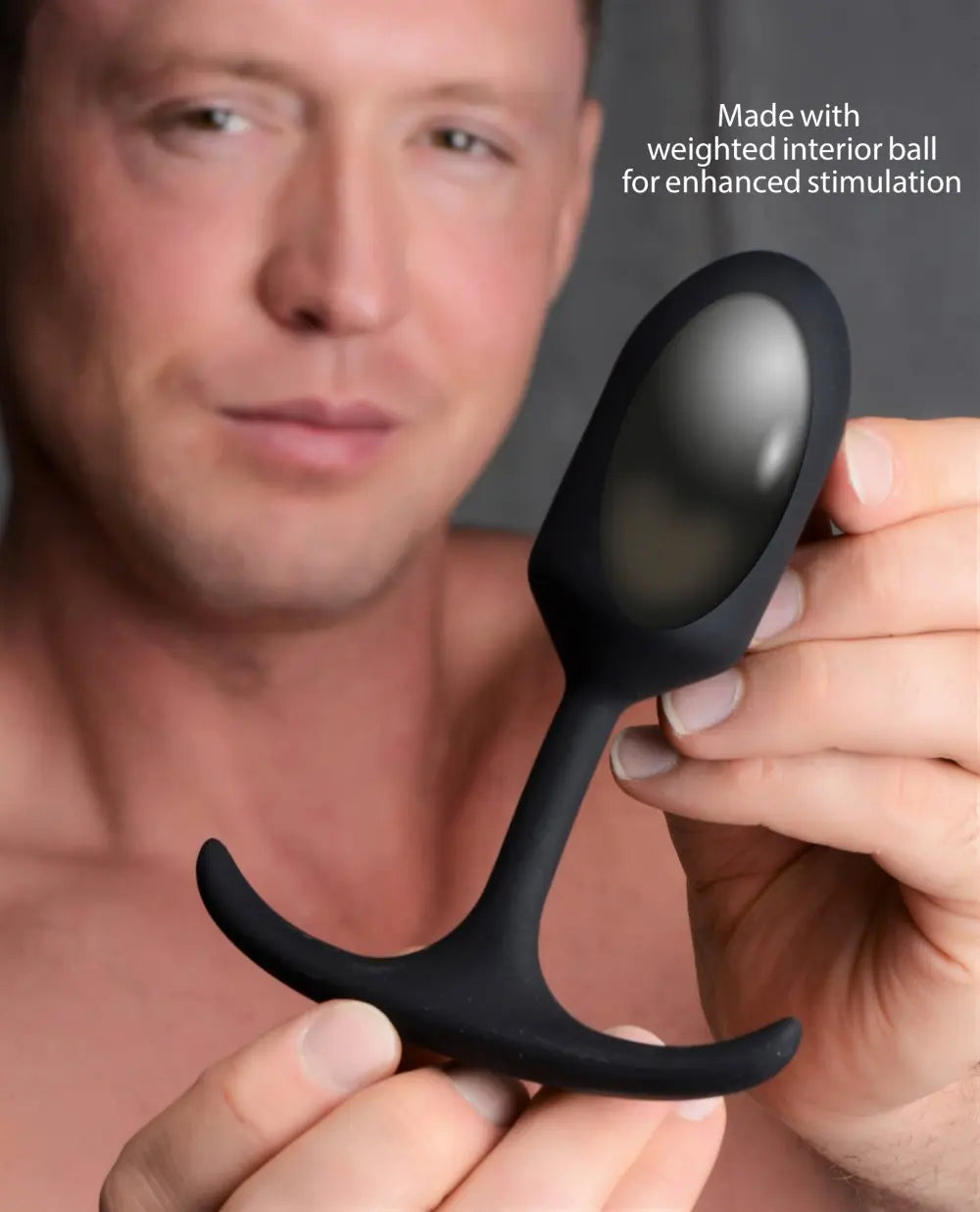 Premium Silicone Weighted Anal Plug - Medium Butt Plug Sex Toy  Anal Plug Sex Toy
