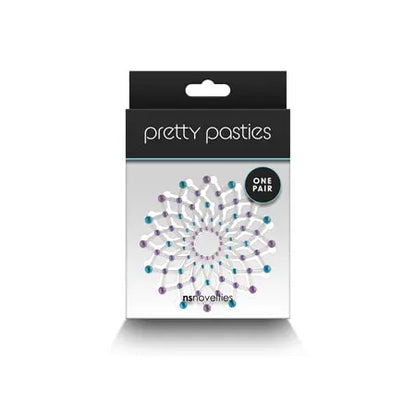 Pretty Pasties Charm II Blue  Lingerie - Pasties and Tassels