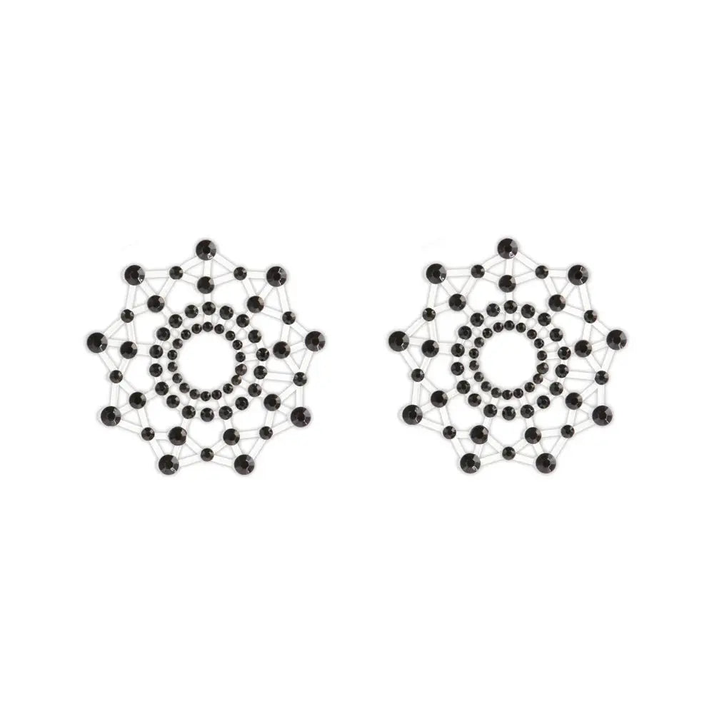 Pretty Pasties Charm III Black  Lingerie - Pasties and Tassels