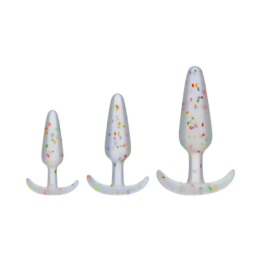 Pride Butt Plug Set Anal Training Set 3-Piece  Anal - Kits