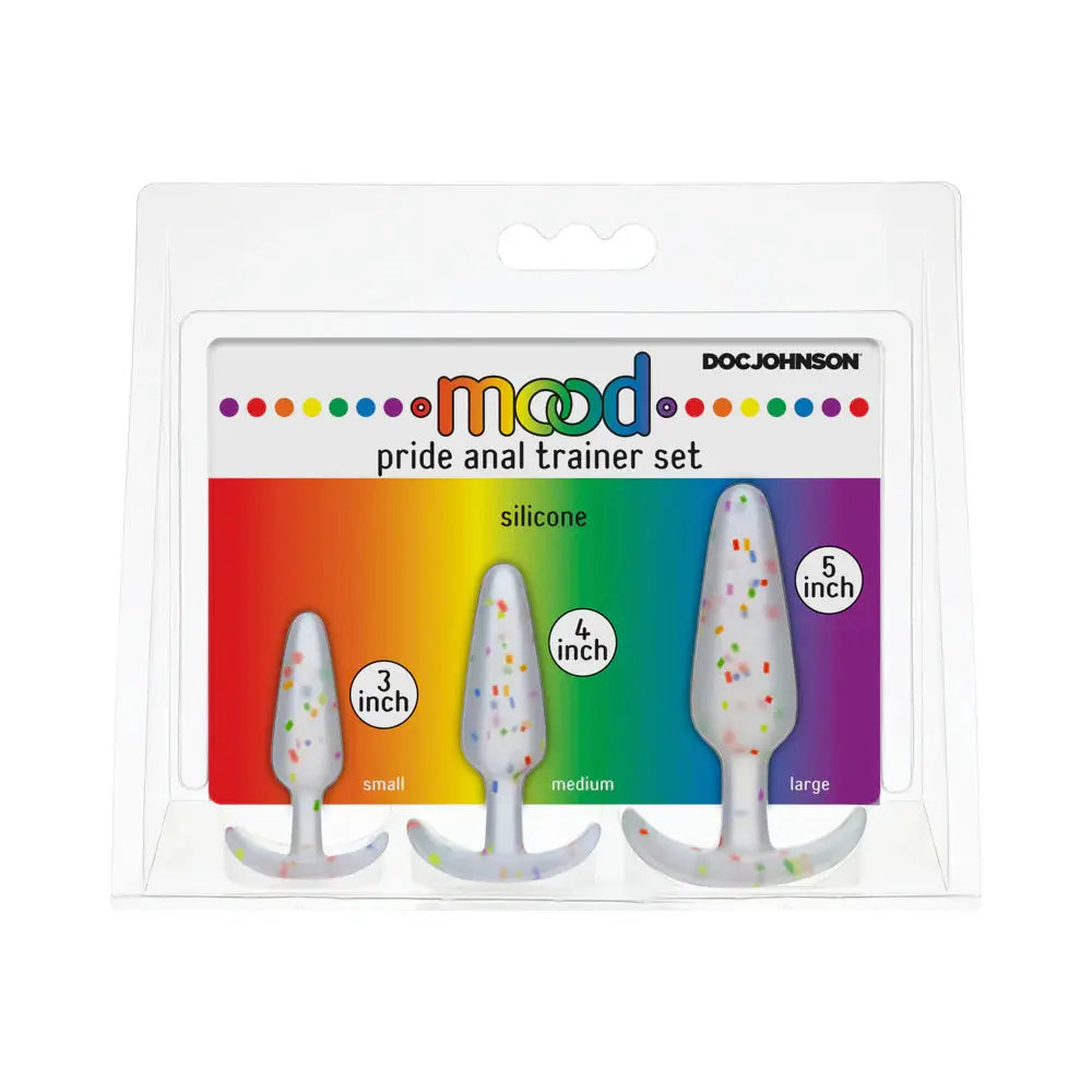 Pride Butt Plug Set Anal Training Set 3-Piece  Anal - Kits