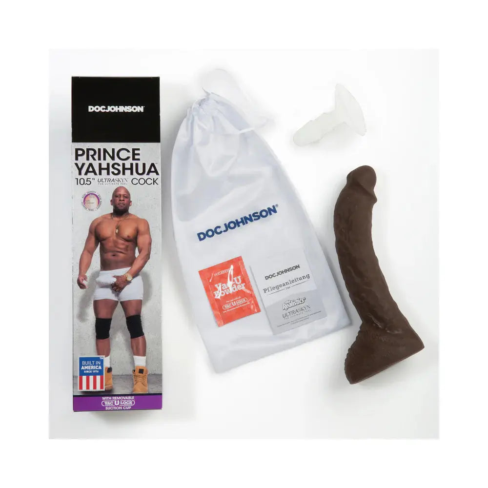 Prince Yahshua ULTRASKYN 10.5in Cock with Removable Vac-U-Lock Suction Cup  Realistic Dildos