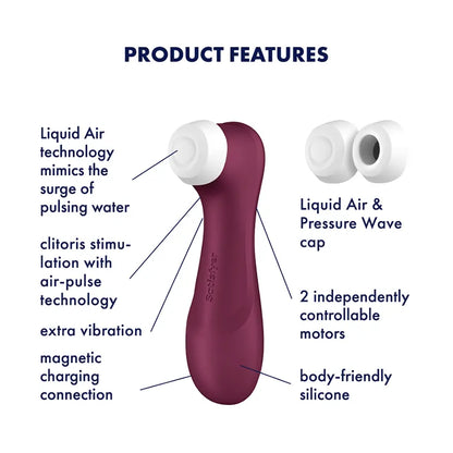 Pro 2 Generation 3 - Wine Red  Vibrators