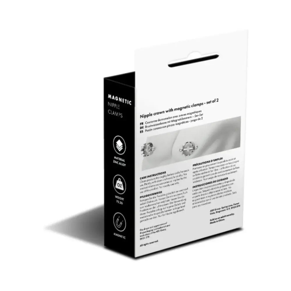 Prowler Crown Magnetic Nipple Clamps  Fetish - Nipple Clips Clamps & Suckers
