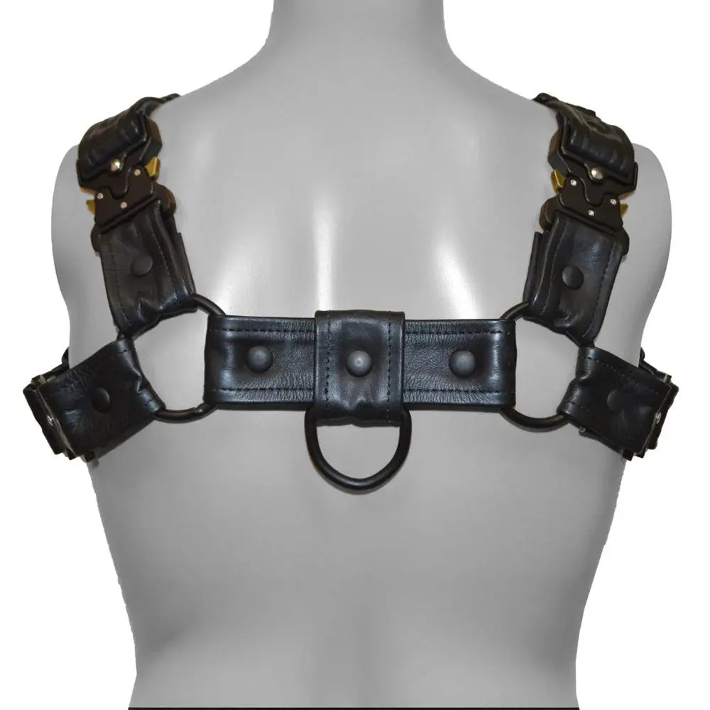 Prowler RED Bull Harness Black with Metal Fittings XL  Bondage Harness
