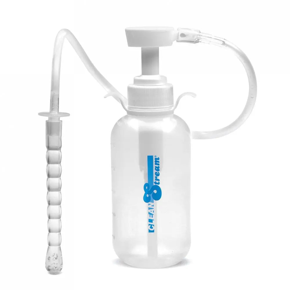 Pump Action Enema Bottle with Nozzle Anal Prep  Medical