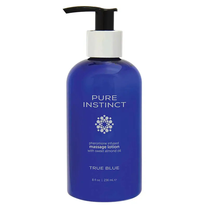 Pure Instinct Pheromone Massage Lotion True Blue 8oz  Pheromones