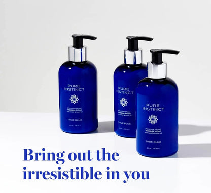 Pure Instinct Pheromone Massage Lotion True Blue 8oz  Pheromones